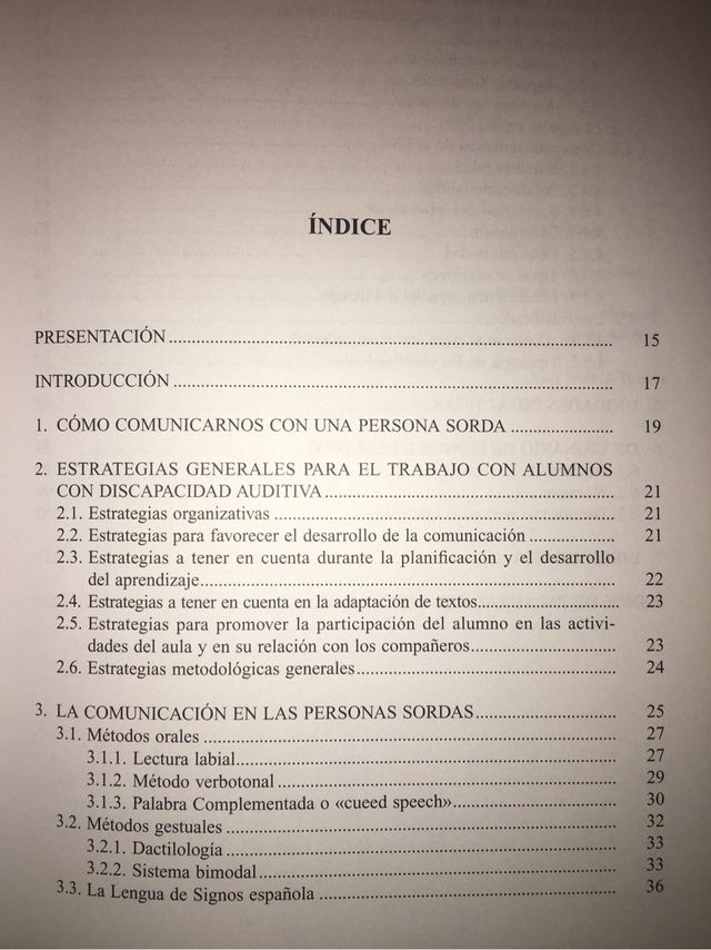 Libro "Lengua de Signos"