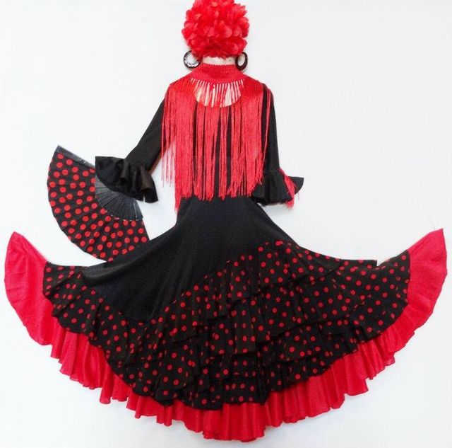 Falda de sevillana niña toda las tallas