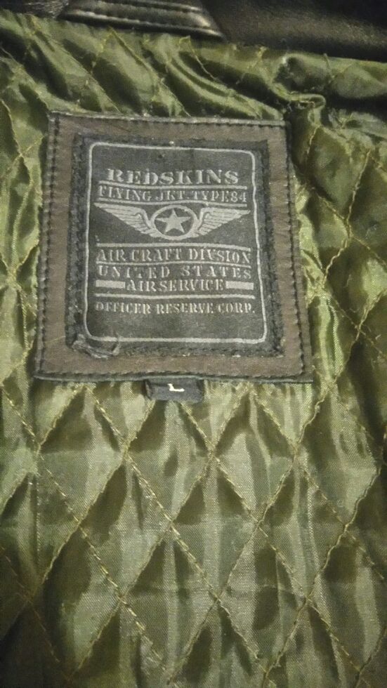 Redskins cazadora de cuero