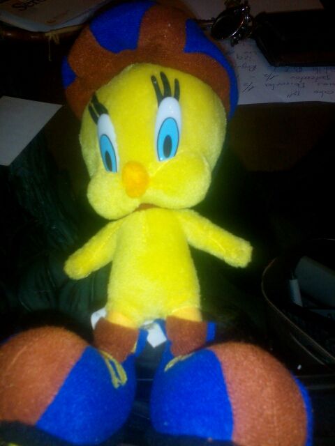 Piolín de peluche patinador