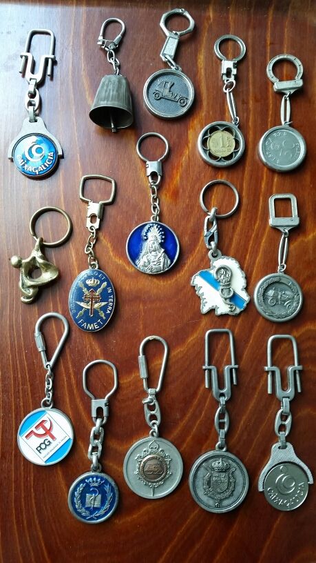 Llaveros años 70 coleccionista