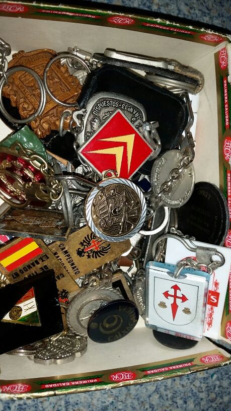 Llaveros años 70 coleccionista