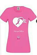 CAMISETA SOLIDARIA LUCHA CONTRA EL CANCER DE MAMA