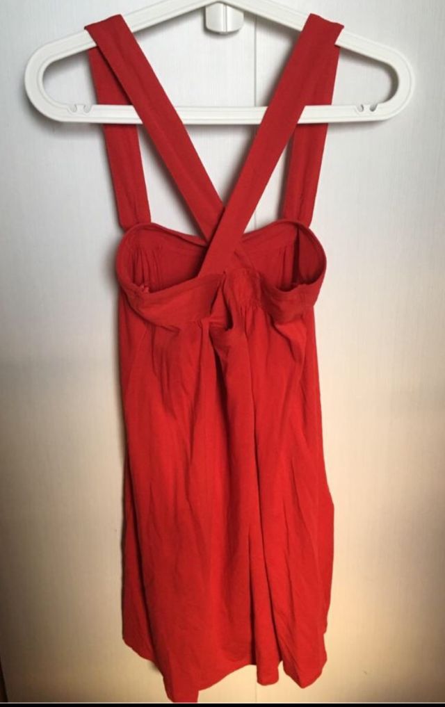 Vestido rojo de Blanco