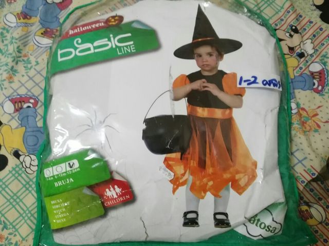 Disfraz de bruja halloween