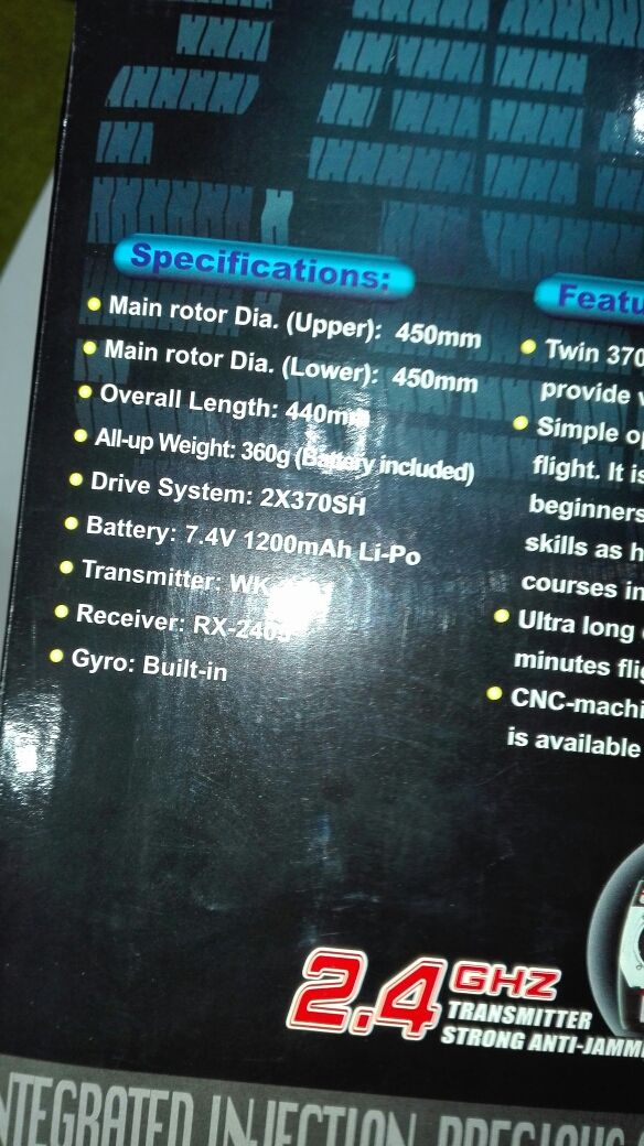 Helicoptero R. C. Walkera  HM53Q