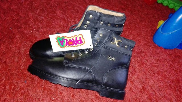 botas piel talla 36 37 paola