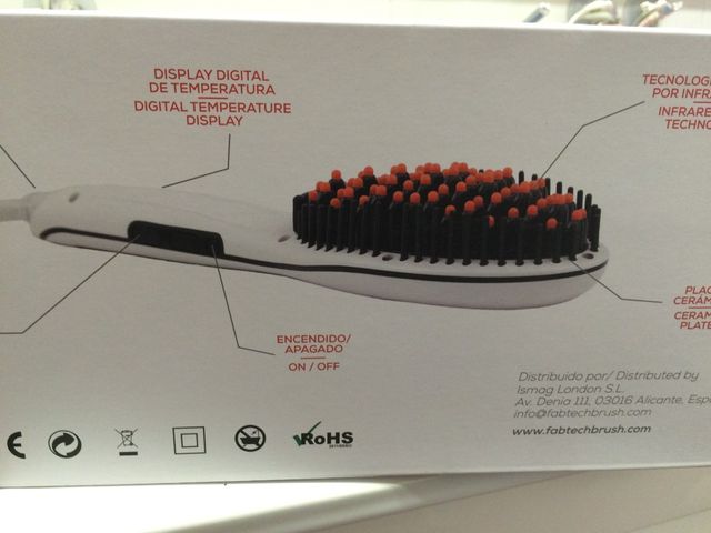 Cepillo alisador del pelo