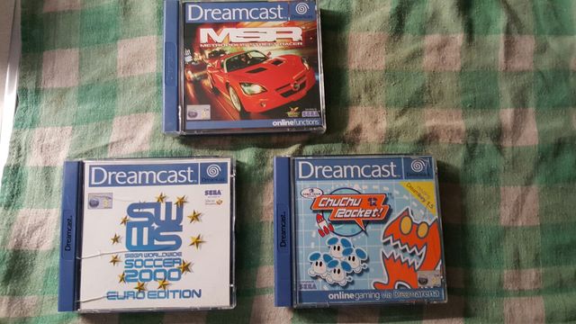 sega dreamcast pack 3 juegos