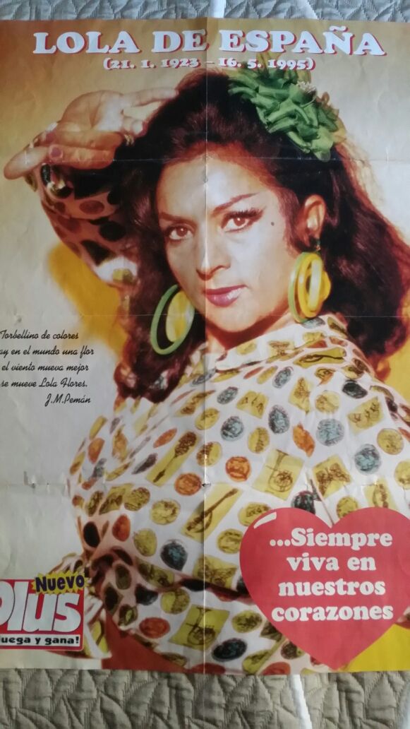 Poste y vida de lola flores