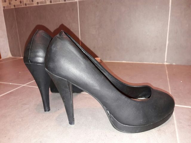 Zapatos negros salón talla39