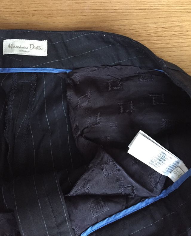 Pantalón vestir MASSIMO DUTTI Talla 40 Clásico