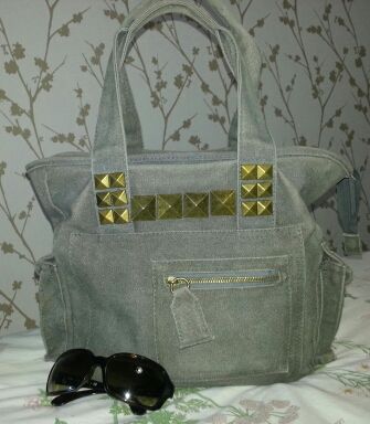 Bolso vaquero gris REBAJADO