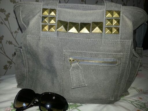 Bolso vaquero gris REBAJADO