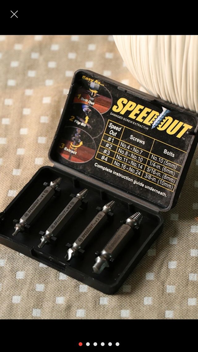 EXTRACTOR DE TORNILLOS DAÑADOS