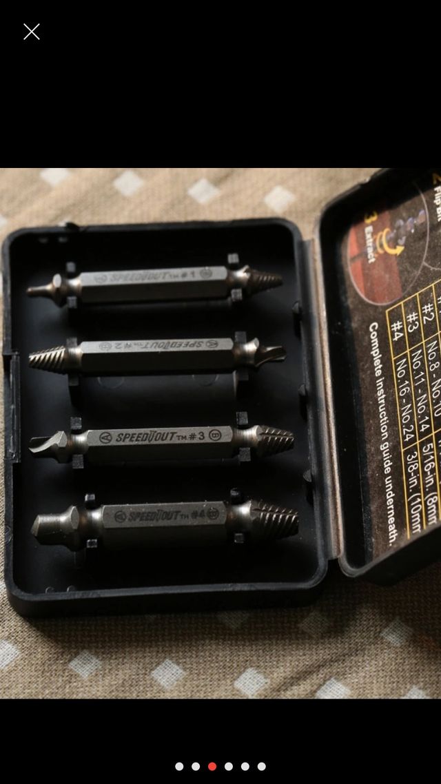 EXTRACTOR DE TORNILLOS DAÑADOS