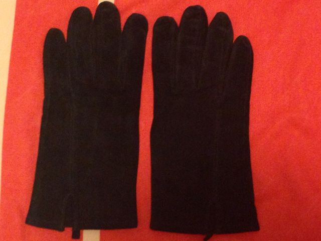 Guantes negros mujer
