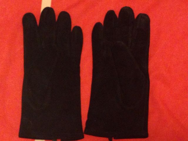 Guantes negros mujer