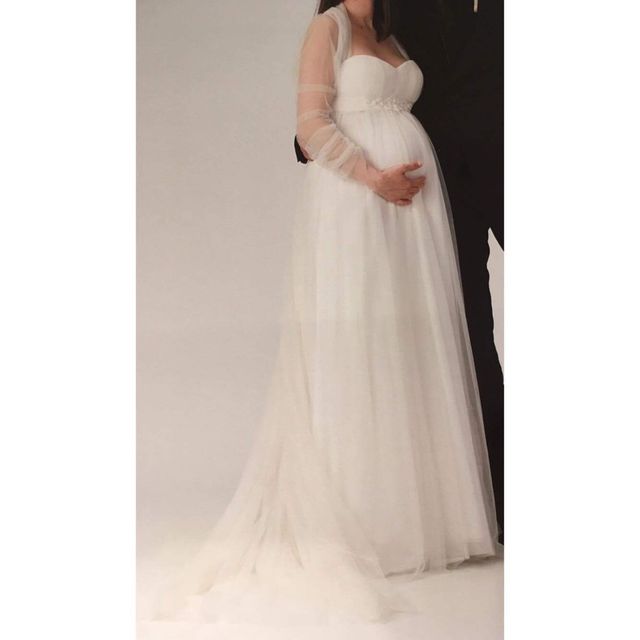 vestido novia embarazada pronovias de segunda mano por 400 € en