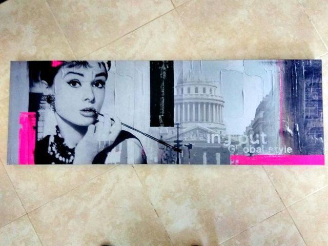 Lienzo moderno Audrey Hepburn