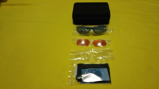 Gafas ciclismo shimano 3 cristales