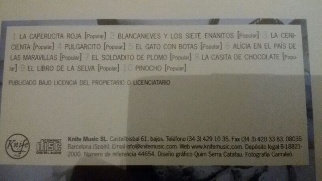 DOBLE CD D CANCION Y CUENTOS