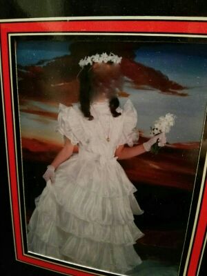 vestido de comunión en perfecto estado