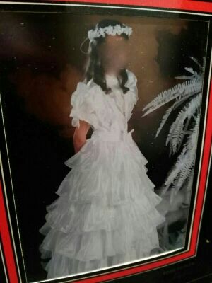 vestido de comunión en perfecto estado