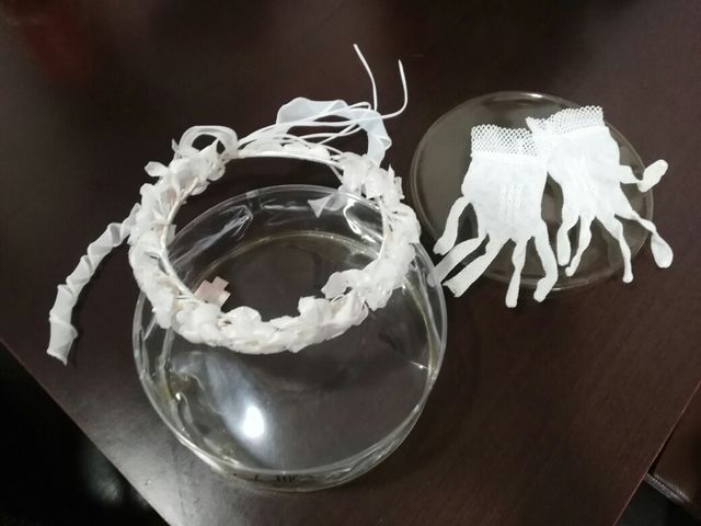 vestido de comunión en perfecto estado