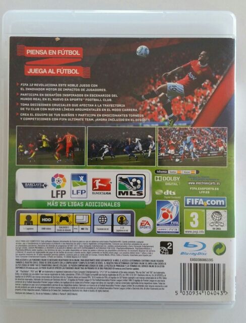 Juego Ps3 - FIFA 12