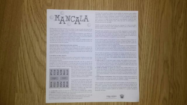 Juego de mesa Mancala