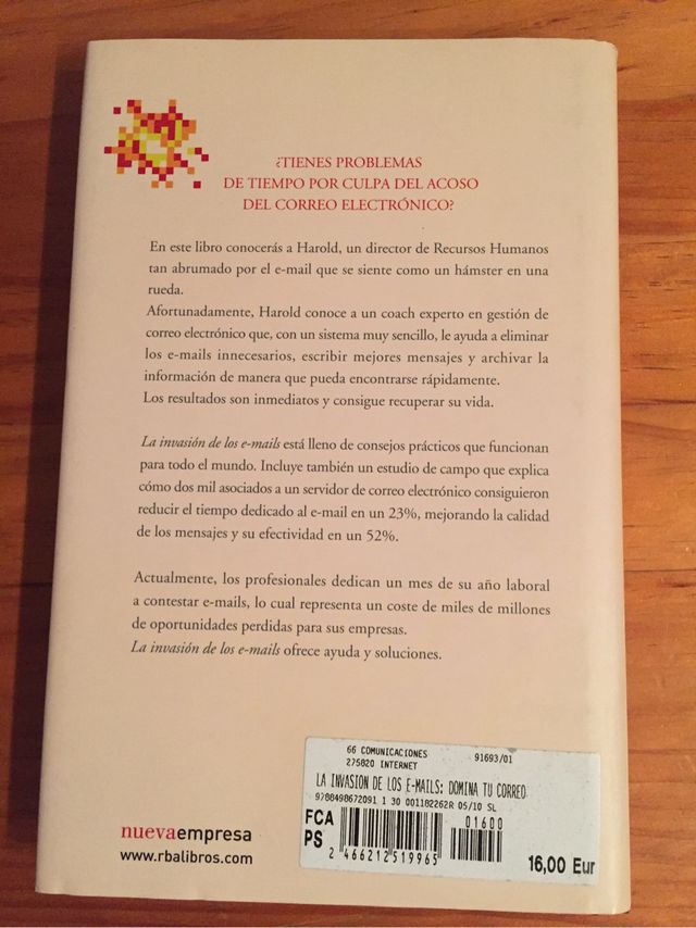 Libro "La invasión de los emails" NUEVO