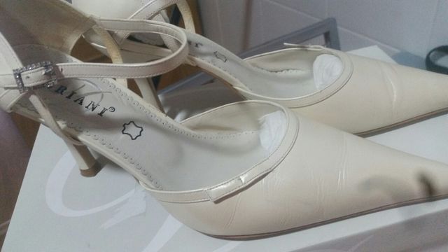 Zapatos de novia Doriani Piel Marfil t 38