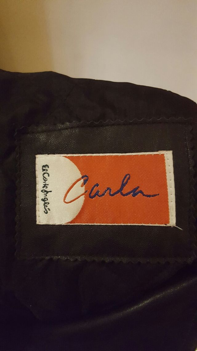 Abrigo piel suave. Talla 40. EL CORTE INGLÉS