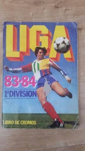 Album cromos liga 83-84