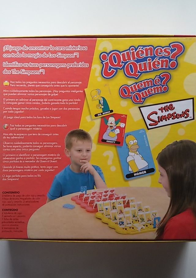 ¿Quién es Quién? Versión los Simpsons