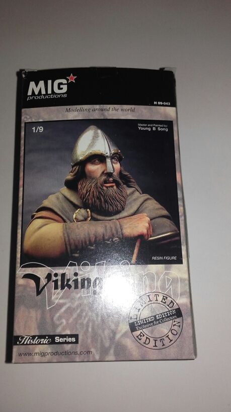 Busto resina vikingo