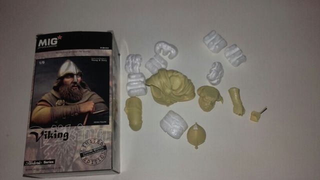 Busto resina vikingo