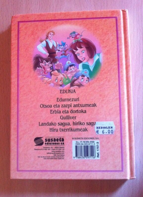 Cuentos Infantiles Euskera Susaeta