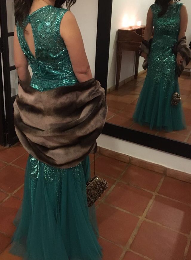 Vestido Sirena Rosa Clará