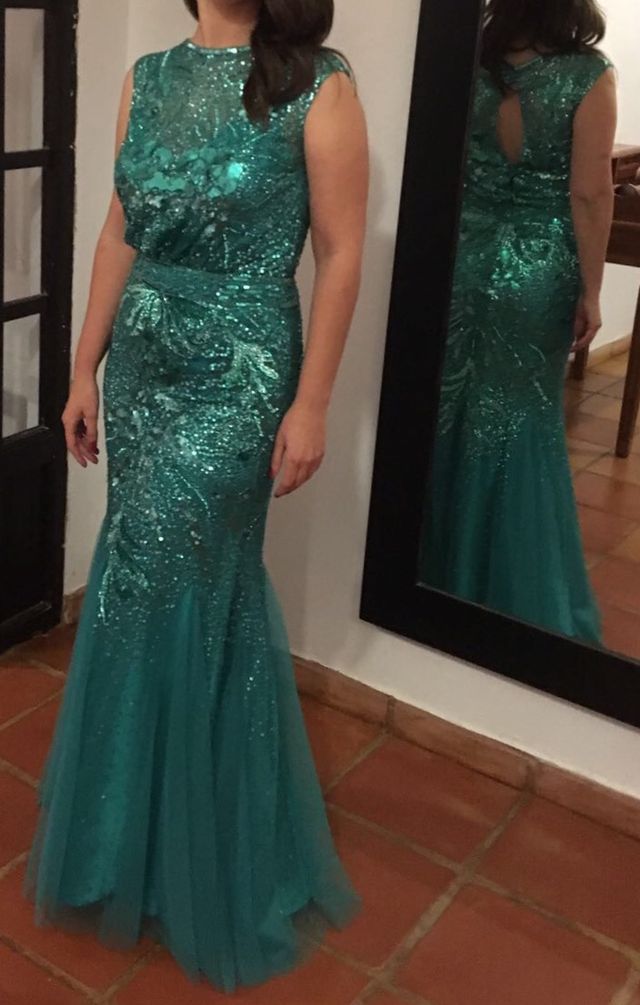 Vestido Sirena Rosa Clará