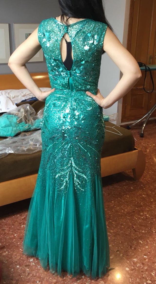 Vestido Sirena Rosa Clará