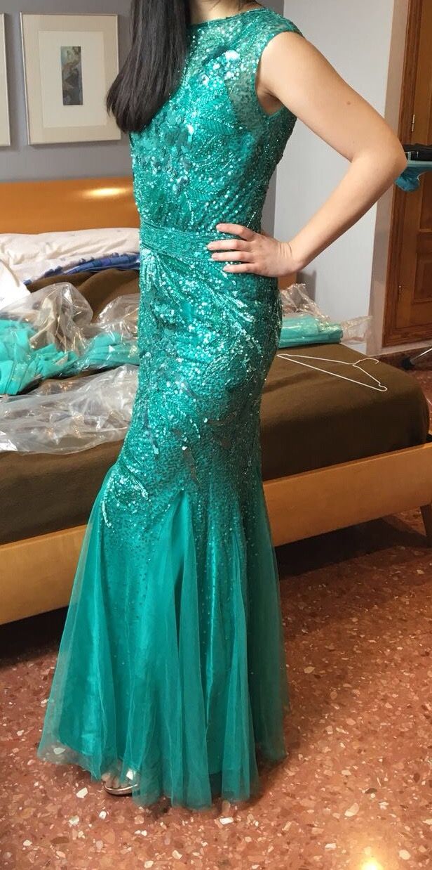 Vestido Sirena Rosa Clará