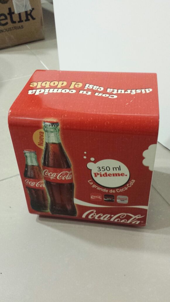 servilleteros coca cola