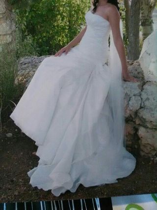 vestido de novia de marca de segunda mano en villarreal en wallapop