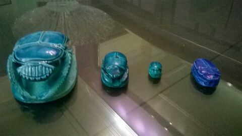Escarabajo de la suerte de piedra egipcio
