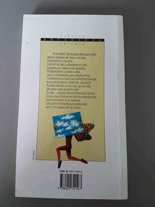 VOLVÍ PARA MOSTRARTE QUE PODÍA VOLAR. LIBRO