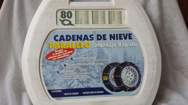 Cadenas nieve paralelo