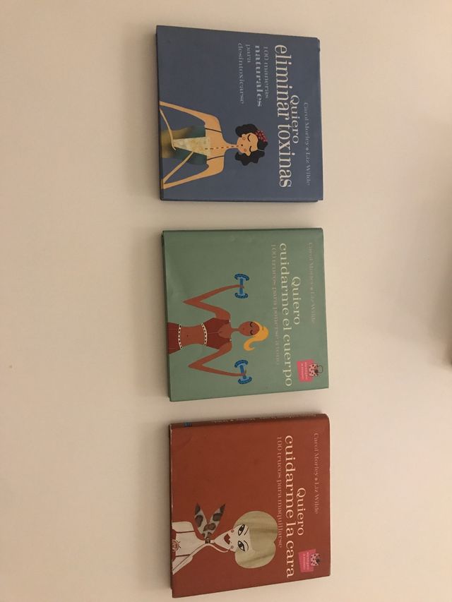 3 Libros para Estar guapa Nuevo sin usar