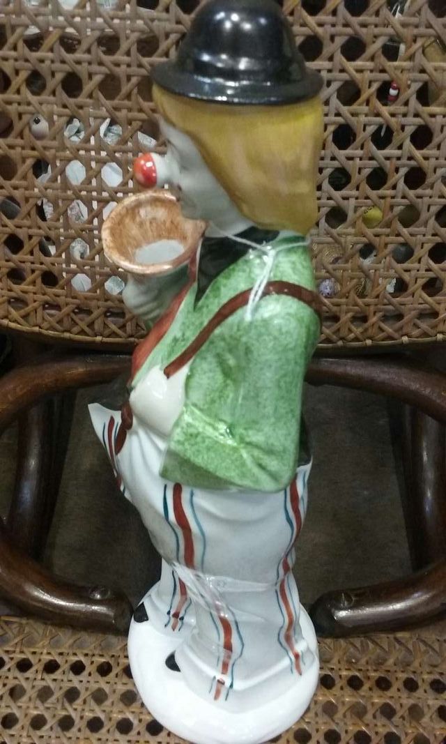 Figura payaso porcelana